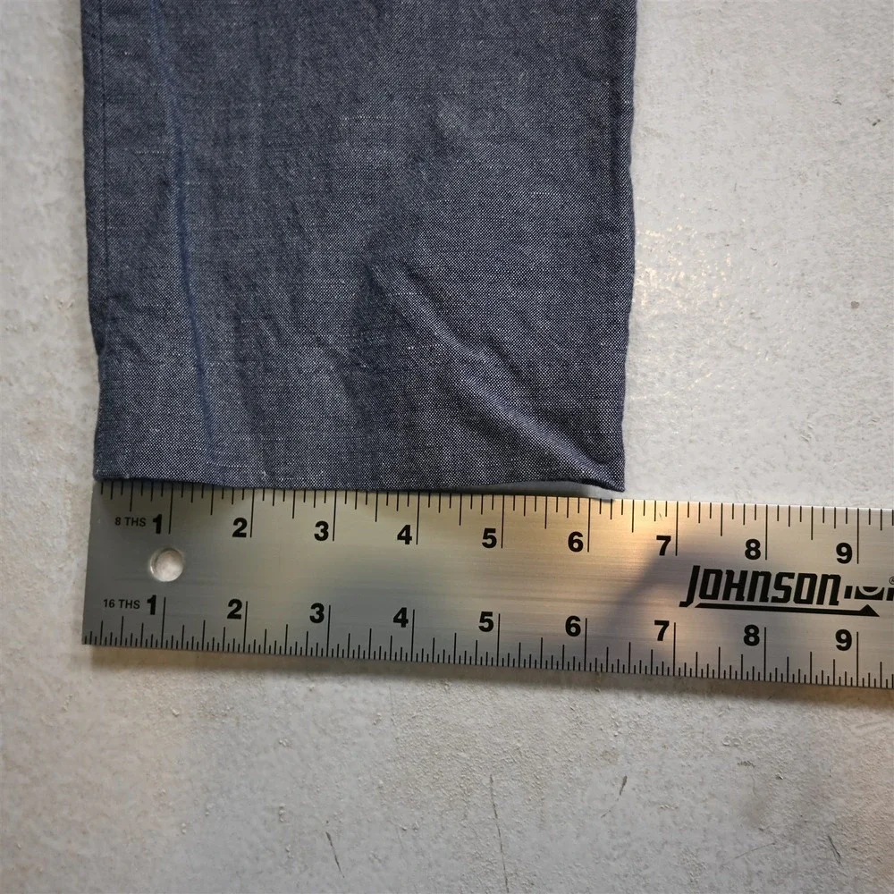 JCrew 31x32 Blue Linen Chambray AU429 Ludlow Slim Mens Pants